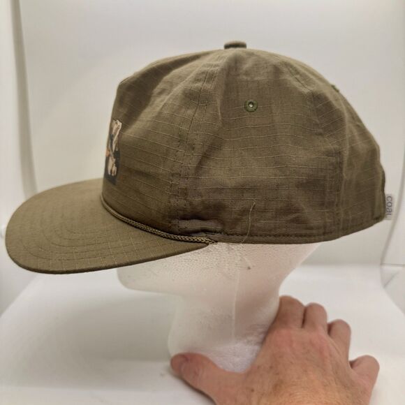 NWOT Coal Headwear Hat Cap Rope  Adjustable Zip Back Basset Hound Dog "Boooooze" - Picture 6 of 14